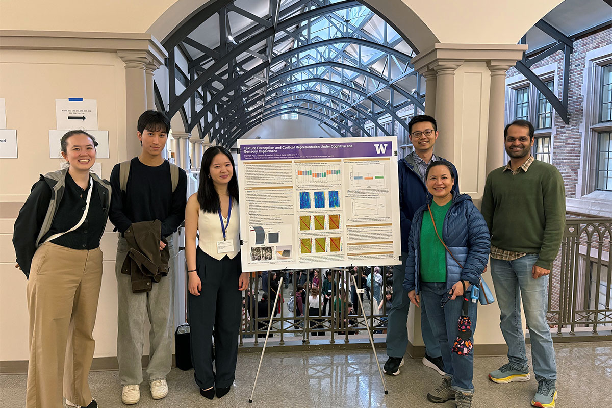 Hannah's poster at UW Undergraduate Research Symposium 2025.