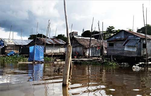 Claverito is a community on the outskirts on Iquitos, Peru