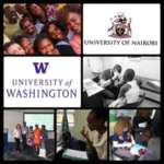 Collage with logo for UW and UoN