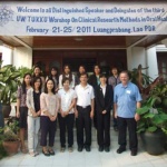 Dr. DeRouen and Thai trainees