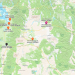 Refugee placement in Washington State map