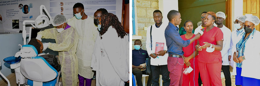 Dental outreach at the Moi university school of Dentistry during the world oral health day 2022, I gave a brief on the state of oral health and oral health promotion.