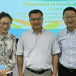 Dr. Zhang (center) with colleagues at UIP conference in Chengdu, China