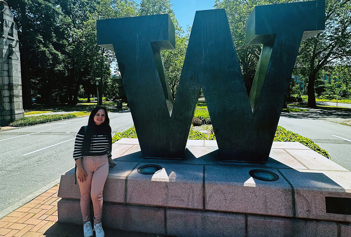 Natalia Valverde at University of Washington in Seattle