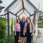 Christy McKinney (center) with Waranuch Pitiphat (left) and Susan Coldwell (right) at the 10th International Workshop on Clinical Research Methods in Oral Health in Khon Kaen, Thailand.