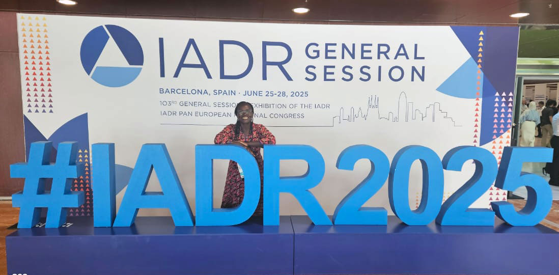 Dr. Immaculate Opondo at 2025 International Association of Dental Research (IADR) conference