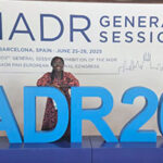 Dr. Immaculate Opondo at 2025 International Association of Dental Research (IADR) conference.