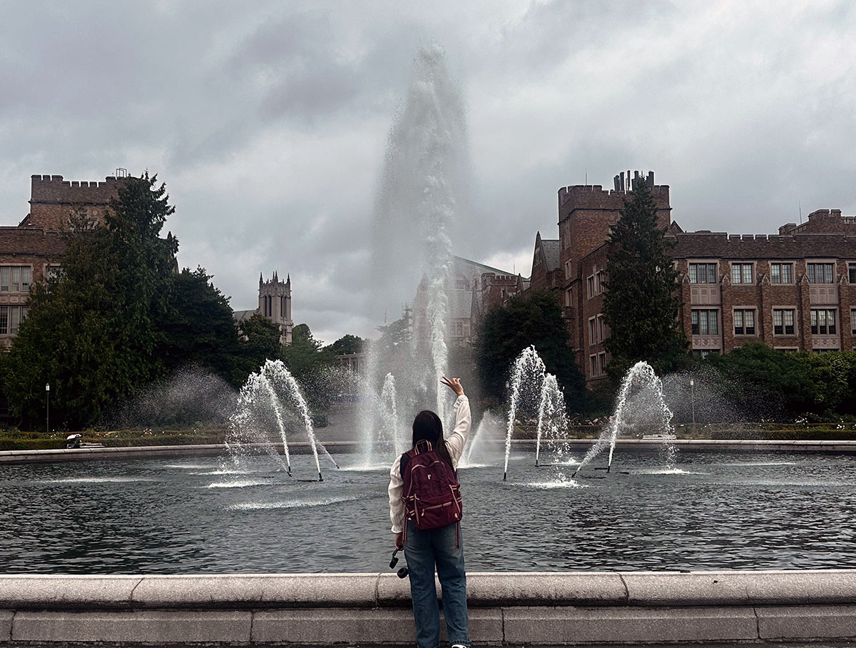 Natalia was in Seattle for several weeks taking part in the Summer Institute and was able to enjoy the University of Washington campus and Seattle sites.